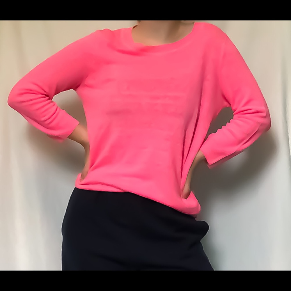 Pink light sweater